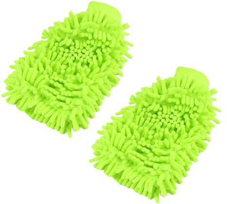 2 Pcs Car Wash Mitt, Microfibre Noodle Cars Cleaning Mitts, Car Sponges for Washing Sponges for Washing Super Absorbent Cars Cleaning for Home Dusting, Effectively Traps Dirt-2 Pack