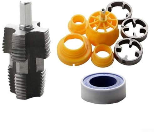 PPR Water Pipe Cortador de rosca interno Set 4 y 6 puntos Herramienta de roscado para tubos de plástico PVC Taladro eléctrico