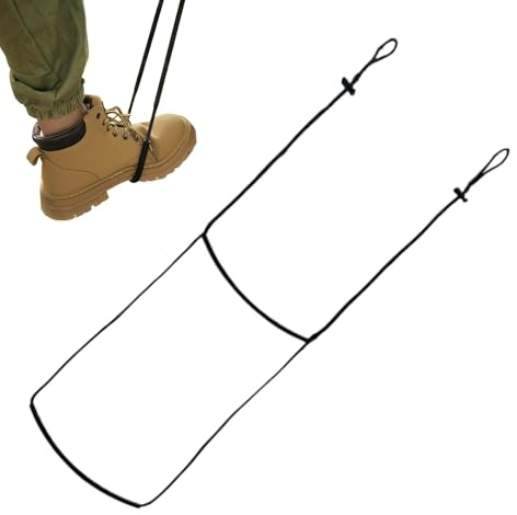 Escalera de Puesto de Caza - Escalera de Cuerda de 1.5m con Dos Peldaños,Correa Ajustable con Hebillas de Cadena - para Aventura Infantil Acampada Escape Emergencia