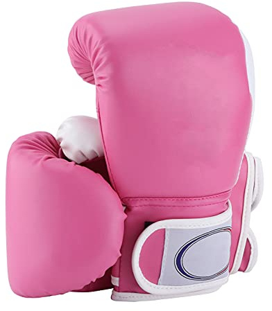 Alomejor Delikata Boxhandskar för Barn med en Bekväm Manuell Känsla för Träning och Sparring Av Pojkar och Flickor (Rosa)