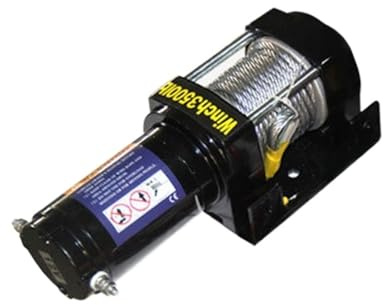 Verricello Elettrico For Auto 12v24V For Fuoristrada Paranco Di Trazione For Salvataggio Automatico Alta Capacità Di Carico(3500lbs,12v,Wired handle)