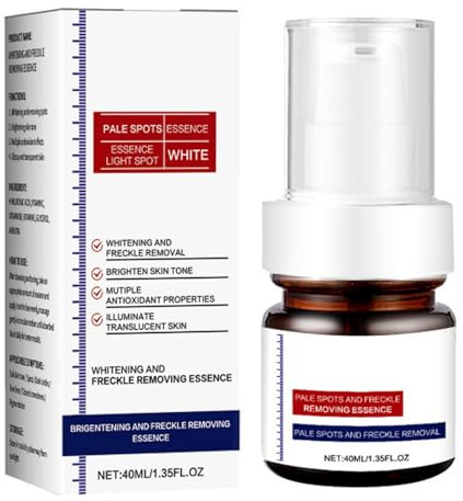 Crema Sbiancante per la Pelle, Rimuovi Macchie Scure per Lentiggini sul Viso Rimuove Crema per il Viso alla Vitamina C Idratante Lentiggine Sbiancante per Pelli Secche, Grasse e M