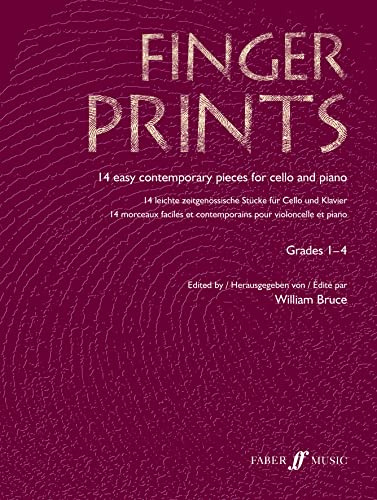 Fingerprints, Cello and Piano, Grades 1-4: Grade 1-4 (Faber Edition)