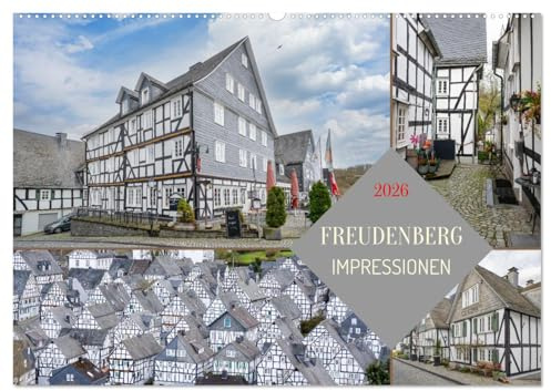 Freudenberg Impressionen (Wandkalender 2026 DIN A2 quer), CALVENDO Monatskalender: Tauchen Sie ein in die unvergleichliche Schönheit von Freudenberg (CALVENDO Orte)
