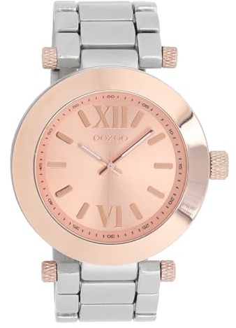 Oozoo C5752 – Uhr für Frauen, Metall-Armband Silber