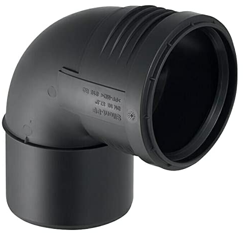 Geberit Silent PP schallgedämmtes Abflussrohr Bogen 88° (DN 75)
