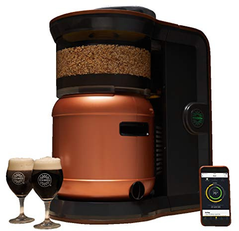 MiniBrew Craft – smart ölbryggmaskin för hembryggning och ölentusiaster – inkluderar basstation, smart keg, stativ, kranhandtag och Co2-kontakter för en enkel och självrengörande maskin