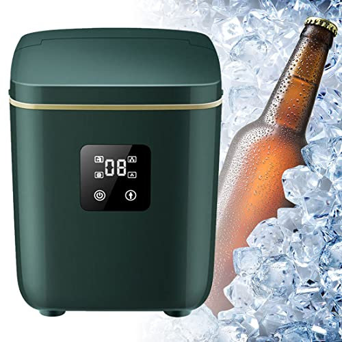 Glaçons prêts en 8 Minutes, Machine à glaçons Portable de Table 15 kg 24 h, Machine à glaçons Automatique avec Affichage LED, pour Glace, bière, Coke, jus, vin, Cocktails