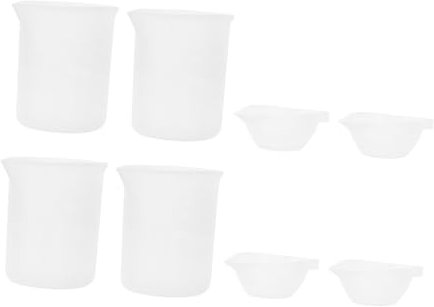 Operitacx 8St Plastikbecher dosierbecher safe cup anrührbecher rührtasse Handwerksbecher silikonbecher Bastelbecher Messbecher Zubehör Pigment Tinte Mischbecher Kieselgel