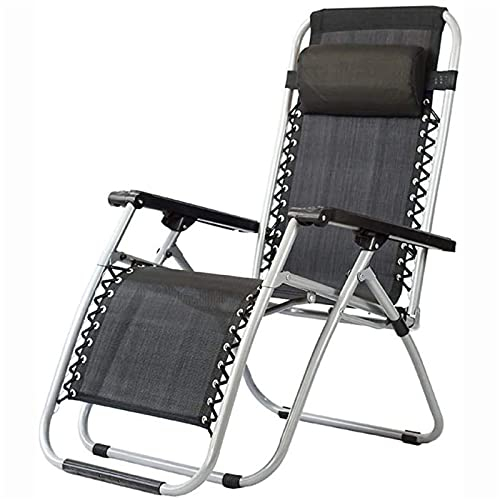 CCYENG Liegestuhl, Outdoor-Freizeit-Strandstuhl, Vierkantrohr, Faltbarer Rohrrohr-Loungesessel, Mittagspause, Rückenstuhl, Bürostuhl