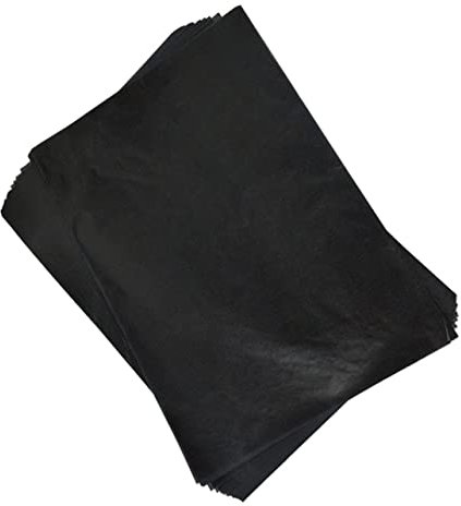 SEWACC 100stücke Transferpapier Transparentpapier Graphit Kohlepapier Schwarz Beschichtetes Papier Für Malerei Und Bastelprojekte