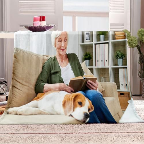 Hund Tiere Winterdecke 100 X 150 cm Cozy Blanket Decke Fleece Sofadecken