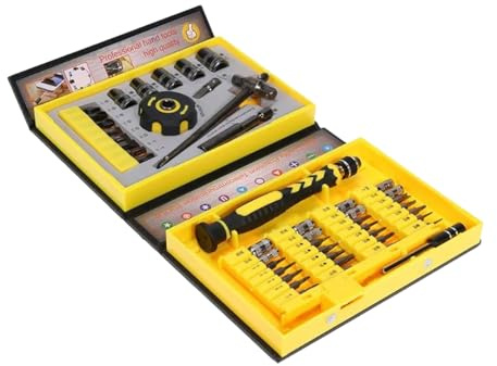 47 Pcs Multipurpose Precision Racheting Screwdriver Set, Adjustable Bits Repair Tool Kit Hex Driver Bits & Rachet Socket Set, Torx, Star & Small Precision Multi Bits Screwdriver Bits in Storage Case
