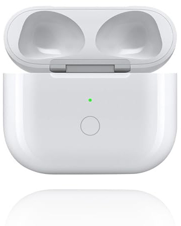 Uorker for AirPod Charging Case Replacement for AirPods 3rd Generation, Wireless Charger Case with Sync Button, Bluetooth Pairing, 620mAh Battery, Wired & Wireless Charging, No Earbuds Included