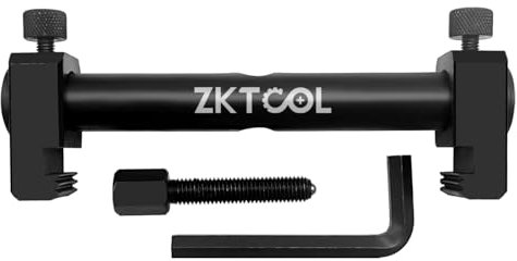 ZKTOOL Universal Pulley Crankshaft Remover, Ribbed Drive Pulley Puller, Adjustable Crankshaft Remover, V-Ribbed Pulley Kits for Crankshafts, Alternators, Air Conditioning Units, Water Pumps, 35-160MM