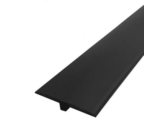 Transition Profile, T Profile Transition Profile, Self-Adhesive, 5 cm x 3 m, PVC Floor Flat Gap Cover, Wooden Floors, Tiles Cover Strip for Door Thresholds and Connecting Floors of Laminate Flooring