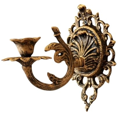 FJIXUO Wandkerzenhalter Wand-Kerzenständer, Wandkunst, Kandelaber, Kunsthandwerk, Metall-Kerzenhalter for Bar, Wohnzimmer, Weg, Party, Esszimmer