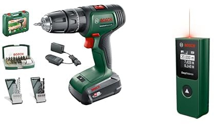 Bosch UniversalImpact 18V Cordless Impact Drill – Amazon Edition & Télémètre laser Bosch EasyDistance 20