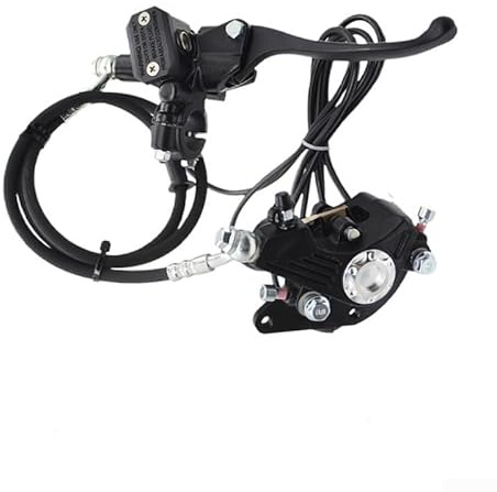 Honseadek Ensemble de freins à disque hydrauliques électriques pour vélo avec double piston et fonction d'arrêt pour vélos électriques pliants – Freins avant/arrière 140 mm/160 mm/180 mm (avant sans