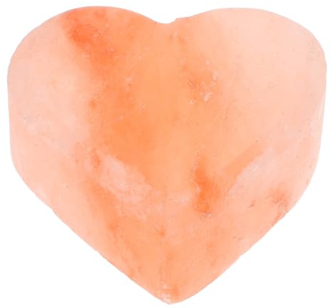 Mikikit Saponetta di Sale Naturale a Forma di Cuore per Massaggio Corpo e Viso Barra Esfoliante Minerale per Pulizia Profonda e Cura della Pelle Detergente Esfoliante Durevole per