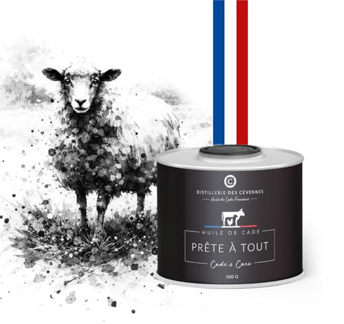 Distillerie des Cévennes - Huile de Cade Vraie - 500 g - Prête à l'emploi - La Seule Huile 100% Fabriquée et Distillée en France