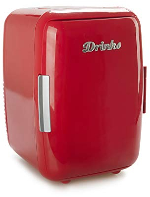 Balvi Frigorifero Drinks Colore Rosso Mini Dispositivo di Raffreddamento Matiene Cibo o Bevande alla