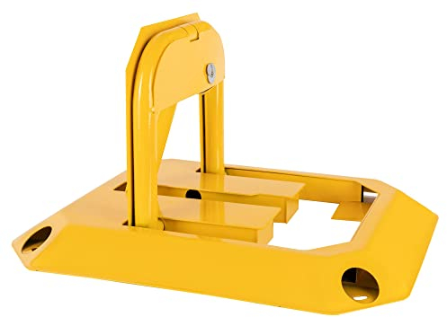 Stagecaptain PPS-G30 Blocco Parcheggio - Barriera Pieghevole Per Parcheggio - Bloccabile (tutti i PPS-G30 si chiudono con la stessa chiave) - In acciaio robusto - Giallo