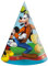 Procos - Disney Mickey Rock The House Party Cone Caps in FSC Paper, 6 Pieces, Multicolor, 93940