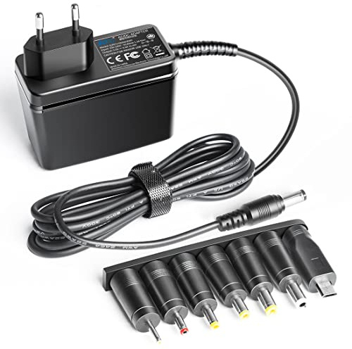 KFD Universal Netzteil 5V Ladegerät für Sony SRS-XB30 SRS-XB30B Tragbarer kabelloser Lautsprecher DC5V Ladekabel TV-Box Roberts Play10 DAB-Radio Tablets Babyphone VoIP-Telefon HUB Kamera Netzadapter