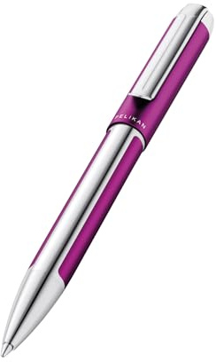 Pelikan Kugelschreiber Pura K40, Violett, hochwertiger Drehkugelschreiber im Geschenk-Etui, 823807