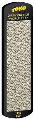 TOKO Diamond File WC Fine 600, Diamantfeile in Profiqualität auf Stabiler Aluminiumplatte (zum Entgraten und Schärfen der Kanten und für EIN Top-Finish, hohe Diamantdichte für mehr Performance)