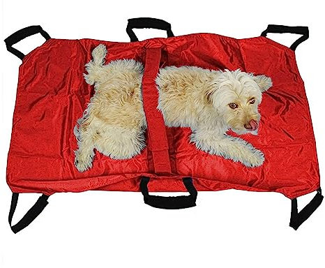 Hundetransport Pet Stretcher Faltbarer Tierstrecker Trolley - Leicht zu reinigen, sichere Transferausrüstung für Haustiere - Schutz und Sicherheit