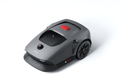MOVA 600 Kit Robot Tagliaerba Senza Filo Perimetrale, con 81 Lame Sostituibili, Mappatura 3D-LiDAR Fino a 800 m², Superamento Ostacoli Intelligente, Controllo via App, Allarmi di Sicurezza