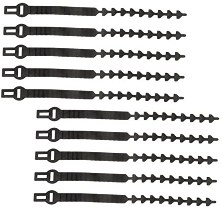 POPETPOP Attaches D'arbres Extérieures Réglables 10 Pièces pour Jardinage Soutien des Branches Caoutchouc Flexible Léger