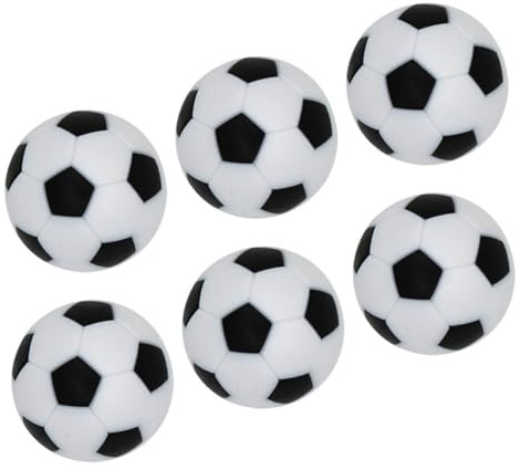 FOYTOKI 6 Stück 23mm Tischfußballbälle aus Hips für Tischspiele
