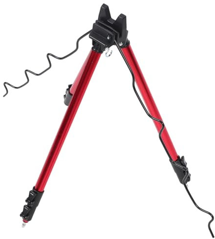 TOYANDONA Supporto Canna da Pesca Tripode Telescopico in Lega di Alluminio