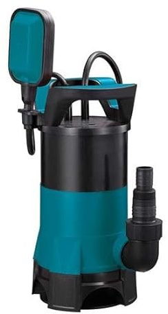 Bricoutlet Pompa Sommergibile per Acque Scure, 750W, Elettrica, per Fognature e Cantine, Argento/Nero