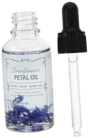 FOMIYES Essentielle de Pétale Bleu 10ml pour Corporel et Soin Facial Hydratant Multifonction en Verre pour Peau Douce et Relaxation