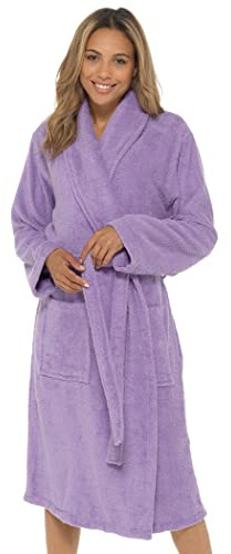 Undercover Ladies Towelling Robe LN566 Lilac 12-14