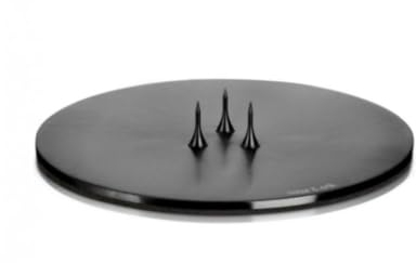 ester & erik Candle Plate small, 1 Stück, Black, Matt