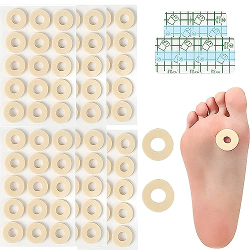 90 Pcs Rimuovi Calli Piedi, Wart Remover cuscini per mais, in morbida schiuma di lattice autoadesivi, riducono il dolore ai piedi e al tallone, Corn Remover Rimuove Verruche Plantari