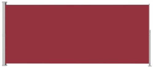 vidaXL Seitenmarkise, Sonnenschutz Ausziehbar, Sichtschutz für Terrasse Balkon Garten, Seitenrollo Markise Blickschutz, 220x500cm Rot