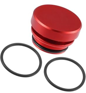 Motoforti Universal Car Cigarette Lighter Dustproof Plug Cover Red Long-lasting