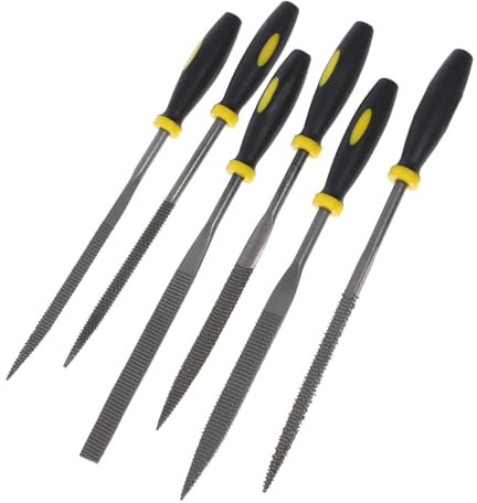 OKUMEYR 6-teilige Metallfeile-set-feilenwerkzeug-handfeilen-nadelfeile-metallbearbeitung-holzbearbeitung
