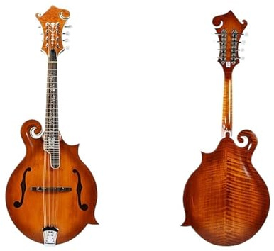 Mandolin For Beginners 21in Spruce Solid F-type Mandolin Professional Mandolin(A)