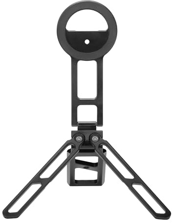 FANAUE Adjustable Phone Tripod Stand, Foldable Magnetic Cell Phone Holder with Arca-Swiss and 1/4 Screw Hole, Aluminium Magsafe Smartphone Mount with Cold Shoe for iphone16 15 14 13 12 Plus Pro Max