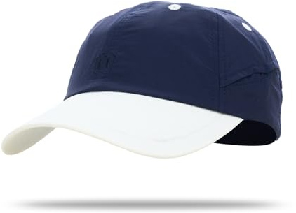 YAMEE Sommar basebollkeps dam vattentät baseballkeps för män kvinnor snabbtorkande UV-skydd solhatt män lätt andningsbara basebollkepsar för unisex, solhatt för camping, vandring, Mörkblå, one size