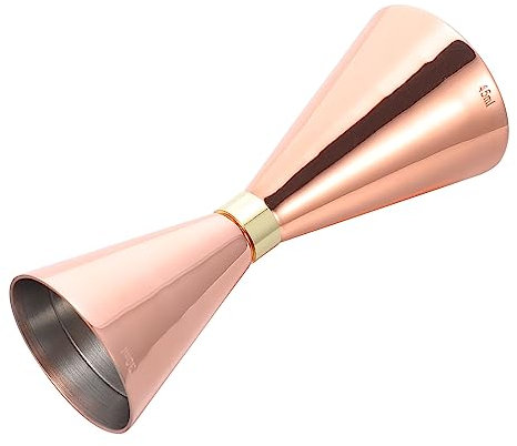 TOPPERFUN Bicchiere Acciaio Inossidabile Misurino per Cocktail Dispositivo Misurazione del Vino Misurino per Vino
