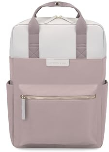 Kapten & Son Rucksack Bergen Dusty Rose 11 L | Rucksack Damen & Herren Rosa | Tagesrucksack mit 13 Laptopfach | vegan & wasserabweisend