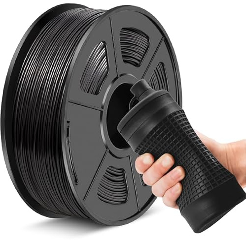 JAYO TPU Filament 1.75mm Schwarz 95A 1.1KG, Flexibel 3D Drucker Filament | Härtegrad 95A, flexibel, aber gut strukturunterstützend, Maßgenauigkeit +/- 0.02 mm, für die meisten FDM 3D Drucker